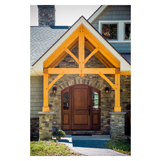 La Montage Timber Frame - Craftsman - Exterior - Other - by R.W.Buff ...