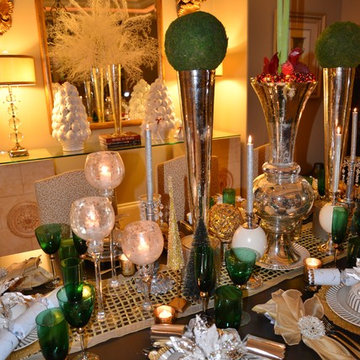 MY 2014 CHRISTMAS TREE, REINDEER & TABLE SETTINGS