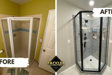 Inspiration for a contemporary bathroom remodel in Portland