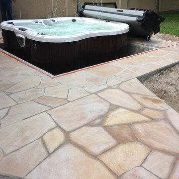 Concrete Vault Hot Tub Installation