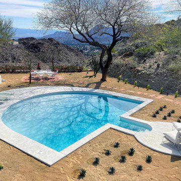 New custom pool/spa in Cahuilla Hills Palm Desert