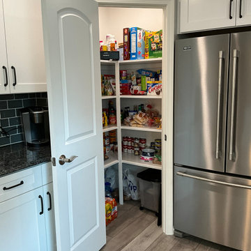 Transitional Kitchen Remodel Done in New Polar White Cabinets
