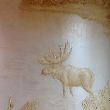 Bas-relief Wall Mural