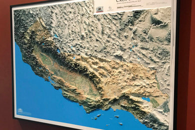 State of California 3D Wall Map