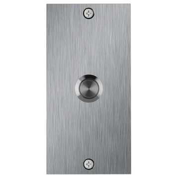 Medium Rectangle Stainless Steel Doorbell