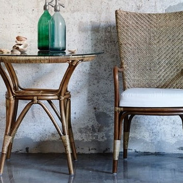 Melody Arm Chair & Cafe Table by Sika-Design