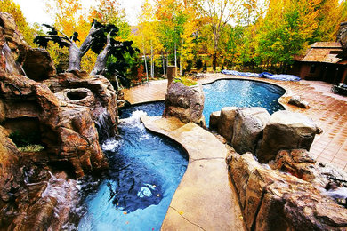 Poolside Water Features