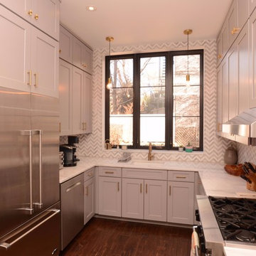 Gray Semi Custom Kitchen Cabinets