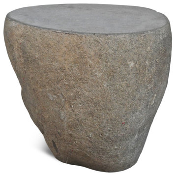 Stone Boulder Stool Table 9