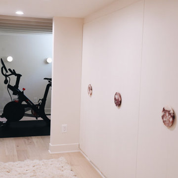 Contemporary Kansas City Basement Finish