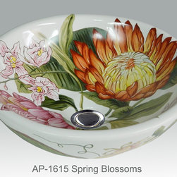 Hand Painted Vessels Sinks by Atlantis - Bathroom Sinks