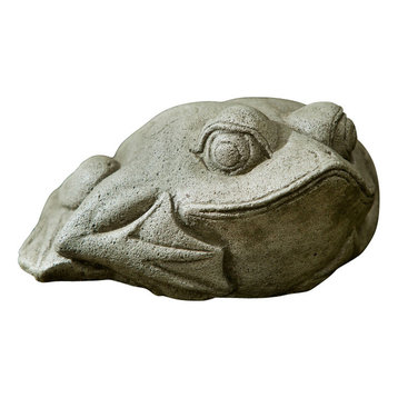 Campania Ribbit, Cast Stone Animal Statue Garden Art