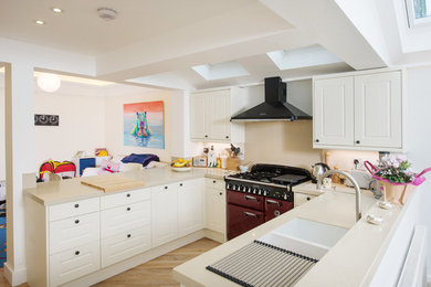 Inspiration for a contemporary kitchen in Kent.
