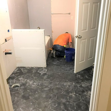 Modern Guest Bathroom 4 Weeks To Finish - Sammamish Wa