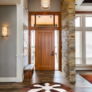 ROUND Cowhide Patchwork Area Rugs