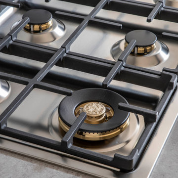The Re-Engineered Professional Series Gas Cooktop from Bertazzoni