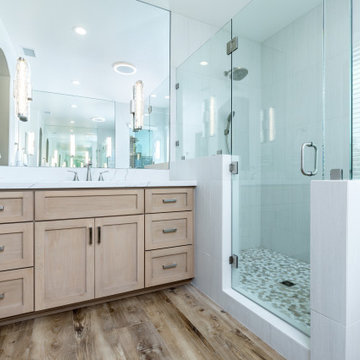 Mirror mounted sconce lights