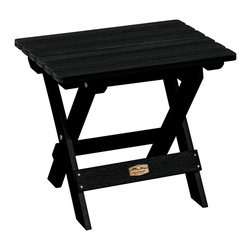 ELK OUTDOORS - The Essential Folding Side Table, Abyss (Black) - Outdoor Side Tables