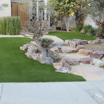 Front Yards with Artificial Grass