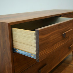 Walnut Zen style chest of drawers - Dressers