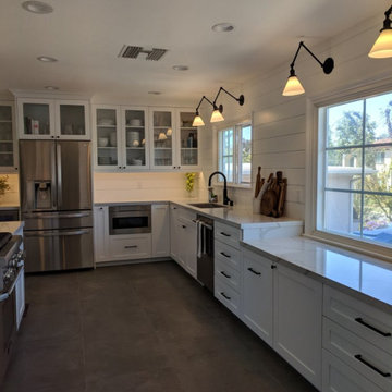 An All-White Spacious Kitchen That Is Energy Efficient Too