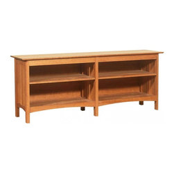 Modern Shaker Open Console Table - Bookcases