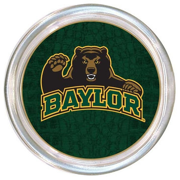 C3109- Baylor with Bear on Green Crock Coaster
