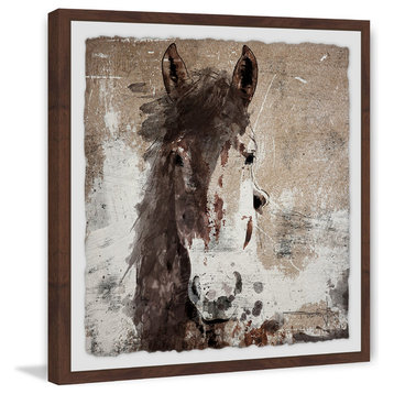 "Dream Horse 4" Framed Painting Print, 32"x32"