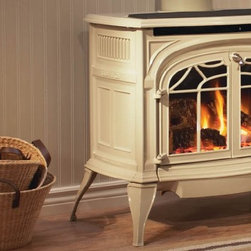 Vermont Castings Radiance RADVT Series 31'' x 28'' DV Cast Iron Gas Stove - Freestanding Stoves