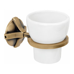 Secret Bath. Wall Toothbrush holder. Old brass. Toledo Collection - Toothbrush Holders