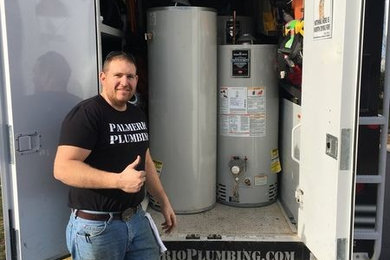 Palmerio Plumbing Averages about 8 Water Heater Installations per Week!