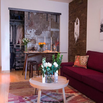 My Houzz: Rustic-Industrial Chic in a Manhattan Studio