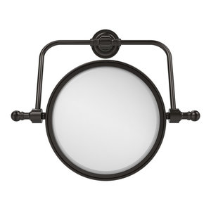 Allied Brass DM-1//3X-ORB Height Adjustable 8 Inch Vanity Top Make-Up Mirror 3X Magnification Oil Rubbed Bronze