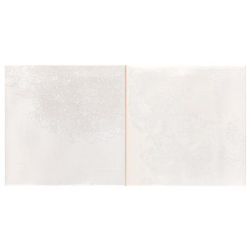 Kings Luxe Tradition Square White Porcelain Wall Tile