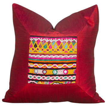 Kapila Indian Silk Decorative Pillow