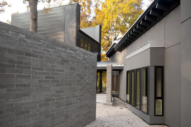 Modern exterior home idea in Charlotte