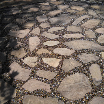 Hillsborough, NJ Greenhouse Renovation and Gravel-Lok Riverstone Patio