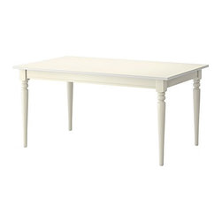 INGATORP Table extensible, blanc - Dining Tables