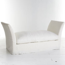 Slipcovered French Settee - Furniture