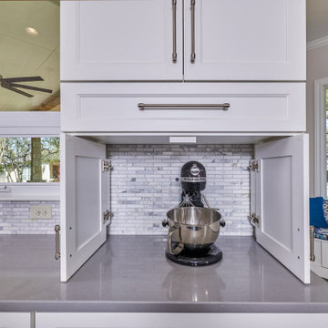 Shavano Estates White and Gray Kitchen & Living