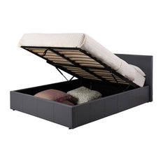 Siesta Faux Leather Storage Bed, Uk King