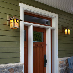 Brass Light Gallery - Bungalow Entryway Exterior Lighting - Outdoor Wall Lights And Sconces