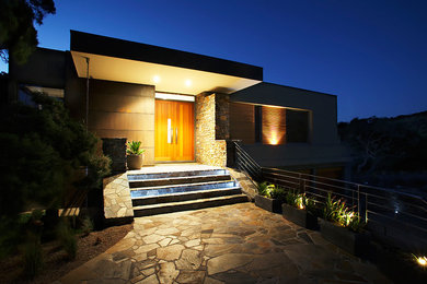 Contemporary exterior in Melbourne.