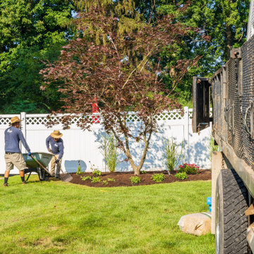 Front Yard Landscaping Design, Walkway and Lighting