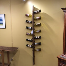 Reclaimed Barnwood Wine Rack - Products