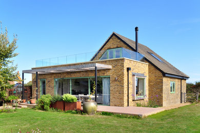 Modern house exterior in Kent.