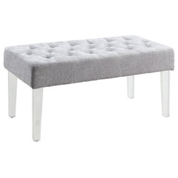 Contemporary Upholstered Benches by Homesquare