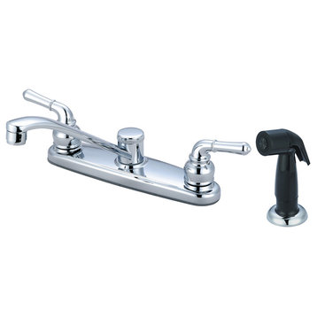 Olympia Faucets K-5161 Elite 1.5 GPM Widespread Kitchen Faucet - Polished