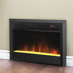 Muskoka - Muskoka 25-in Contemporary Plug-In Electric Fireplace Insert - MFBC27TBL3A-5 - Indoor Fireplaces