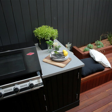 Camperdown courtyard - outdoor kitchen